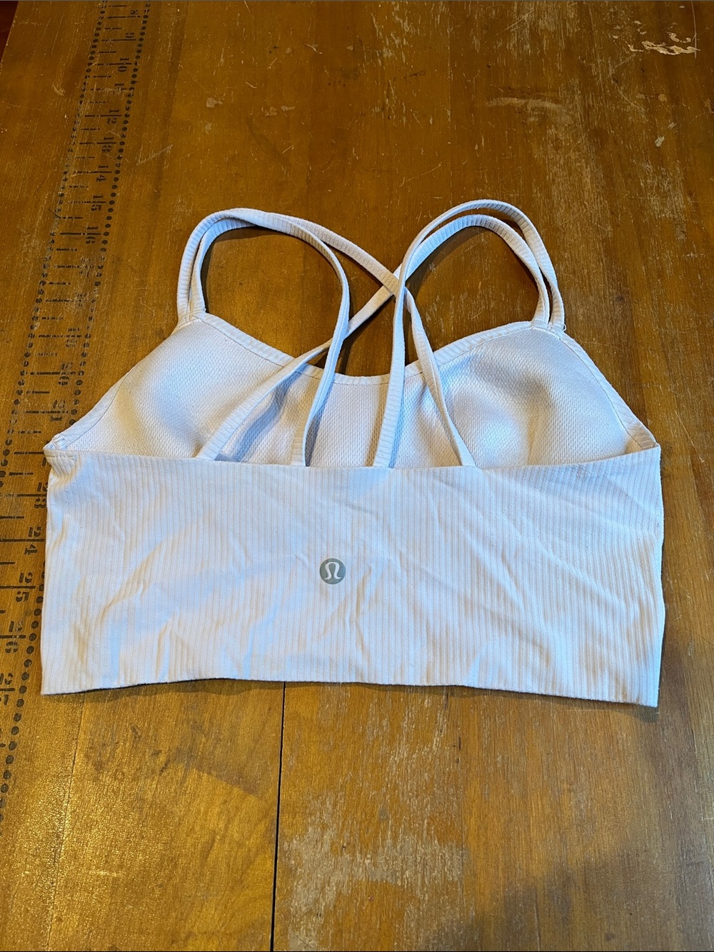 lululemon athletica Light Pink Strappy Sports Bra
